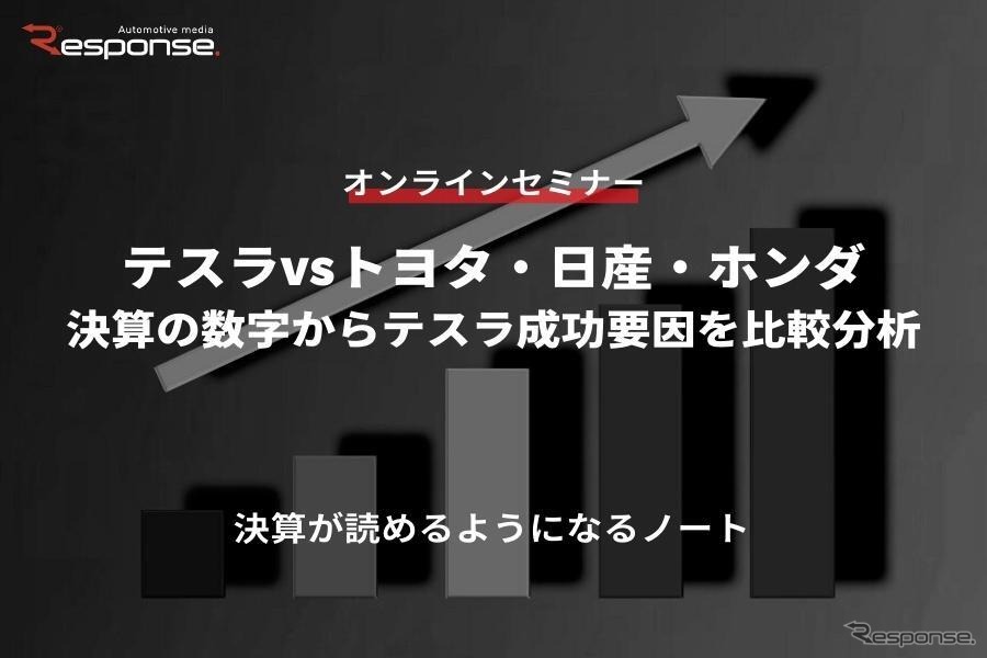 ◆終了◆6/22【無料・オンラインセミナー】テスラvsトヨタ・日産・ホンダ ～決算の数字からテスラ成功要因を比較分析～