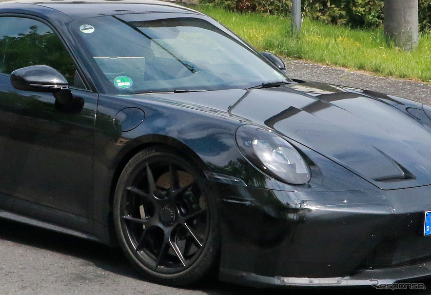 ポルシェ 911 GT3 改良新型プロトタイプ（スクープ写真）
