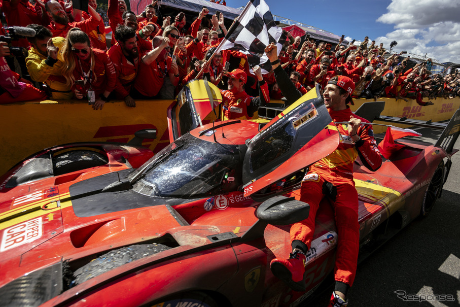 フェラーリは50年ぶりとされる最高峰クラス参戦で、58年ぶりのルマン総合優勝を果たした。