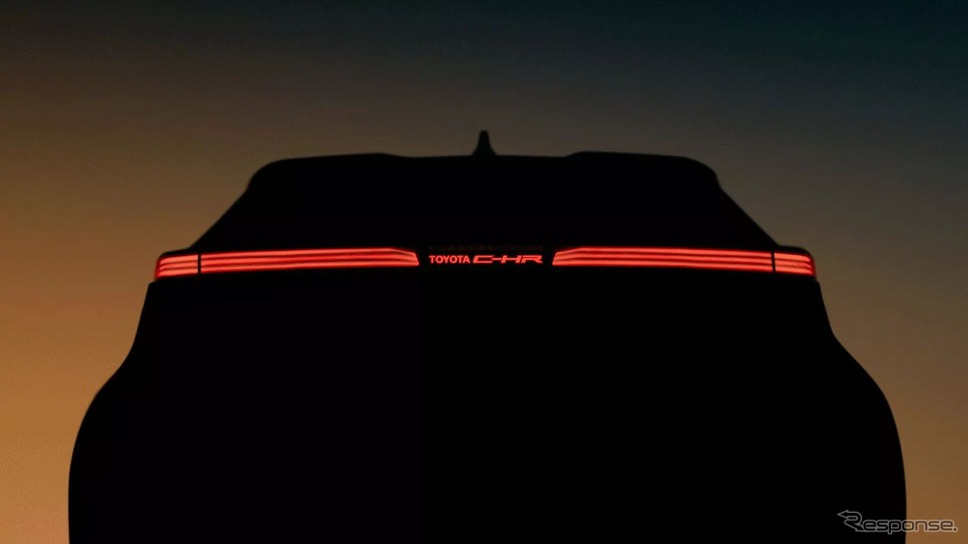 トヨタ C-HR 新型のティザー写真