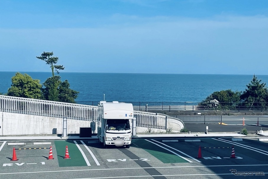 RVパークの例：道の駅パーク七里御浜