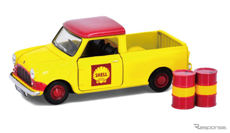 TINY製ミニカー モーリスミニ ピックアップトラック Shell