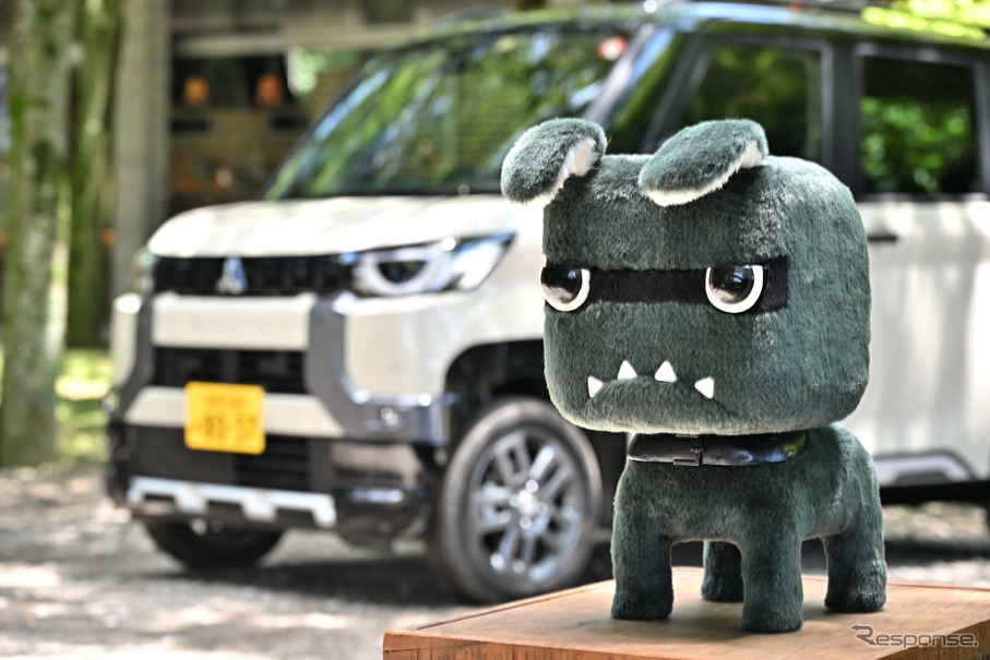 新品【非売品BIG】デリ丸 ぬいぐるみ 三菱デリカミニ自動車