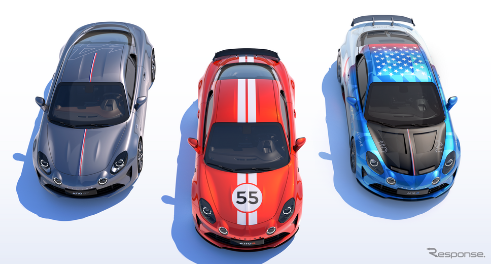 アルピーヌ A110 のカスタマイズオプション「アトリエアルピーヌ」（欧州仕様）