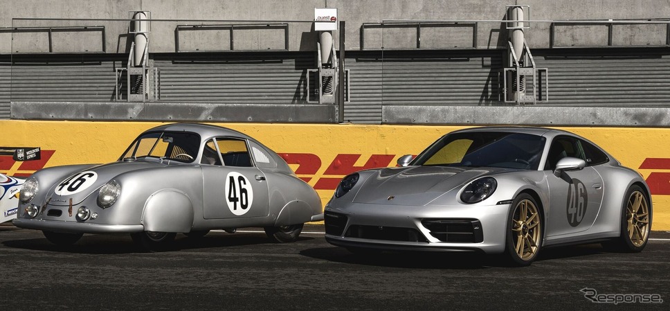 ポルシェのルマン初参戦車「356SL」（1951年）と911 カレラ GTS の「ルマン・センテネール・エディション」
