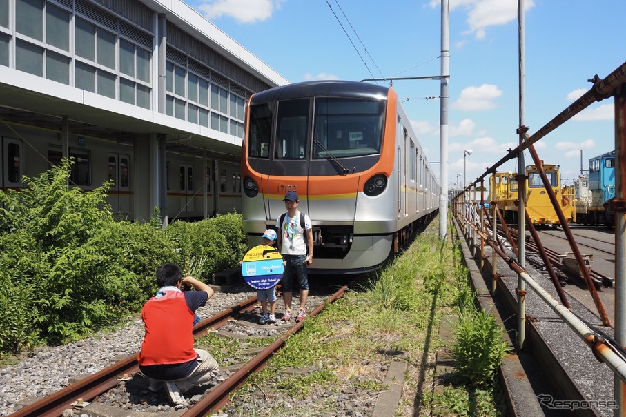 東京メトロ綾瀬工場岩倉高校探訪ツアー：東京メトロ17000系