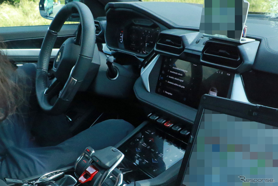 ランボルギーニ ウルスPHEV プロトタイプ（スクープ写真）