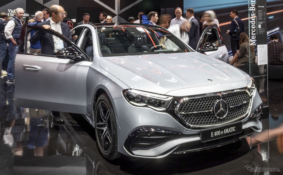 メルセデスベンツ Eクラス・セダン 新型のPHEV「E 400 e 4MATIC」（IAAモビリティ2023）