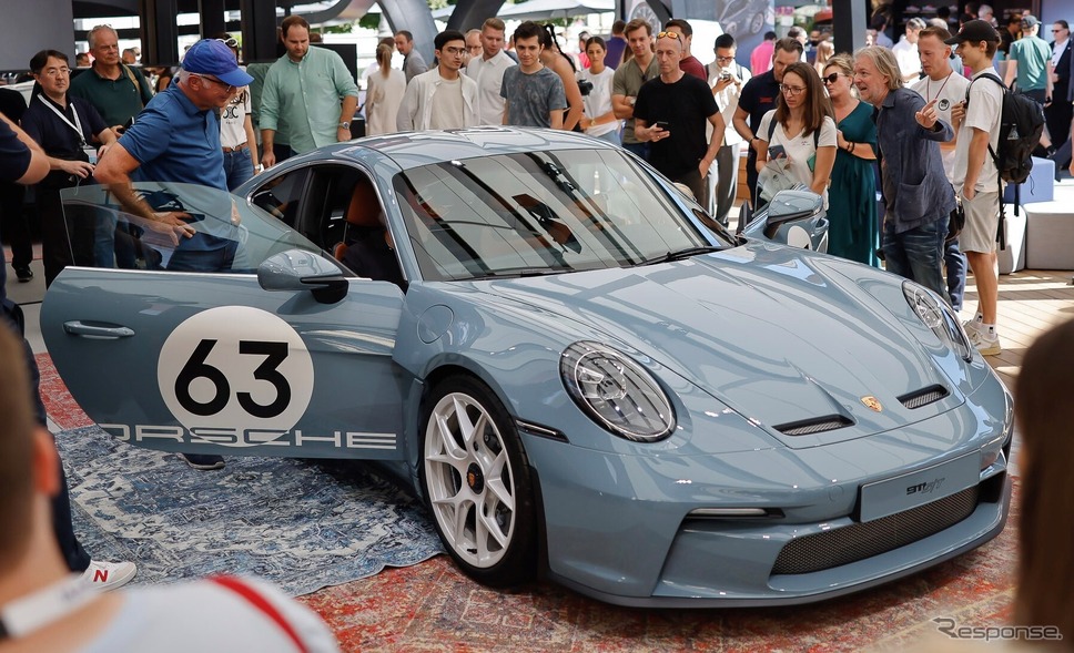 ポルシェ 911 S/T の「ヘリテージデザインパッケージ」装着車（IAAモビリティ2023）