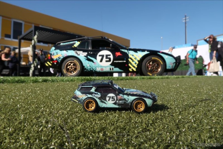 ポルシェ 944 のシューティングブレークとホットウィールの64分の1スケールのダイキャストモデル