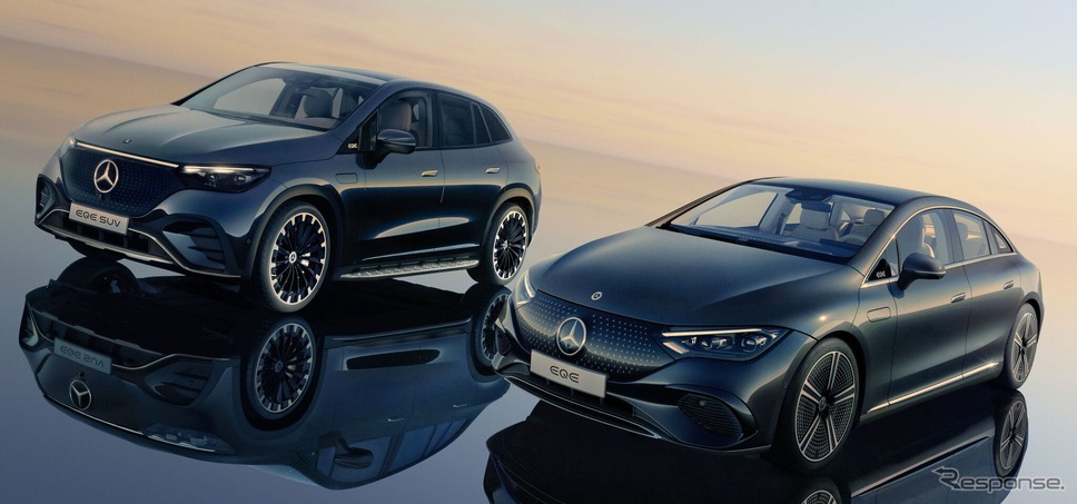 メルセデスベンツ EQE SUV とEQE の「エディション」モデル（ドイツ仕様）