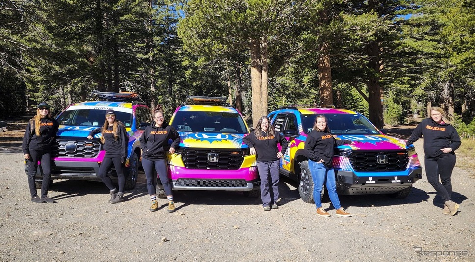 ホンダ・パスポート と パイロット のトレイルスポーツの米「Rebelle Rally」参戦車両