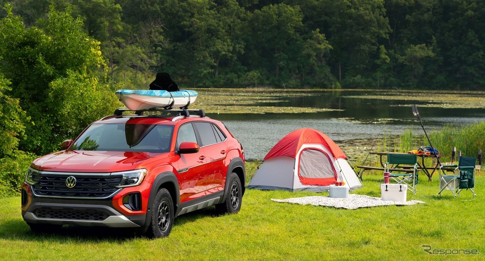 VW アトラス・クロススポーツ 改良新型の「ベースキャンプ」アクセサリー装着車
