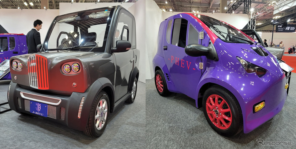 価格79万円の超小型EV、さらに109万円のPHEVも発売するJ-BEVU社、驚き