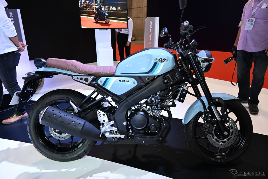 ヤマハの新型125ccシリーズ。写真は『XSR125』（ジャパンモビリティショー2023）