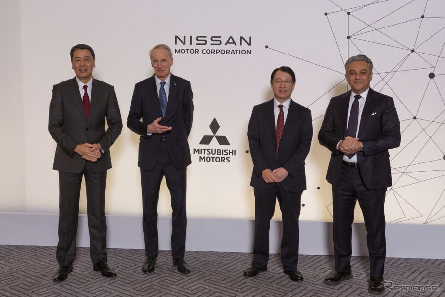 ルノー日産三菱アライアンスの各首脳