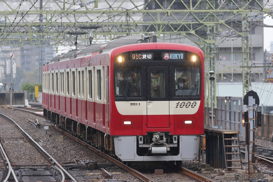 京急川崎駅引上線（今回の行路とは異なる）