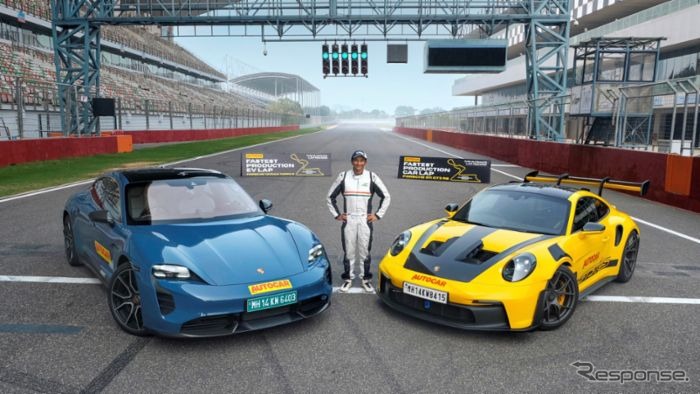 ポルシェ『911 GT3 RS』と『タイカン ターボS』がブッダ国際サーキットで量産車最速を記録