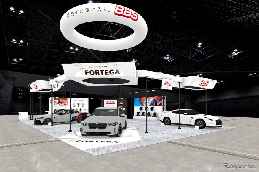 BBSジャパンブースのイメージ（東京オートサロン2024）