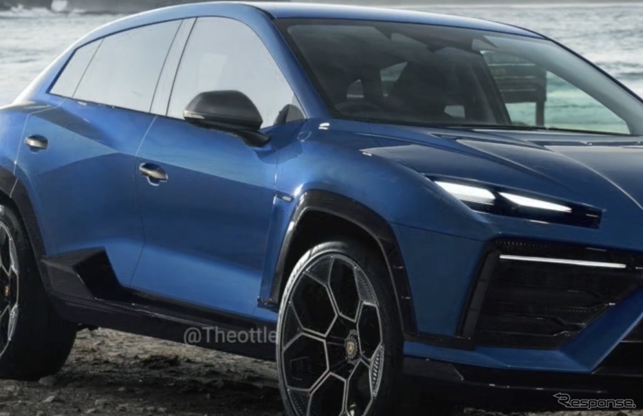 ランボルギーニの次世代コンパクトSUV 予想CG