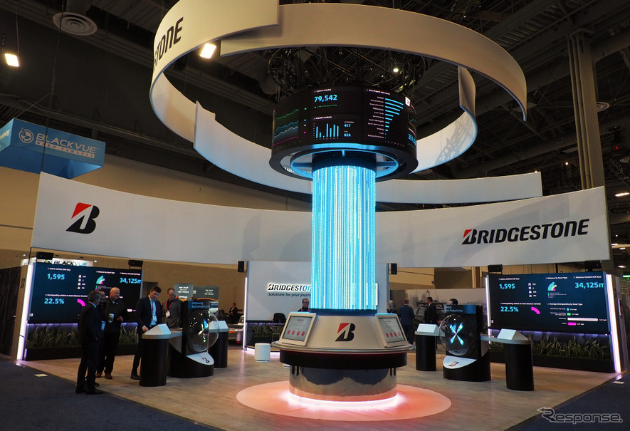 CES 2024でWestHallに出展したブリヂストン
