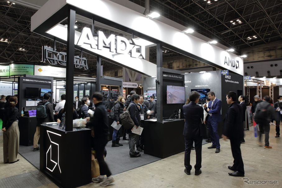 AMDブース（オートモーティブワールド2024）
