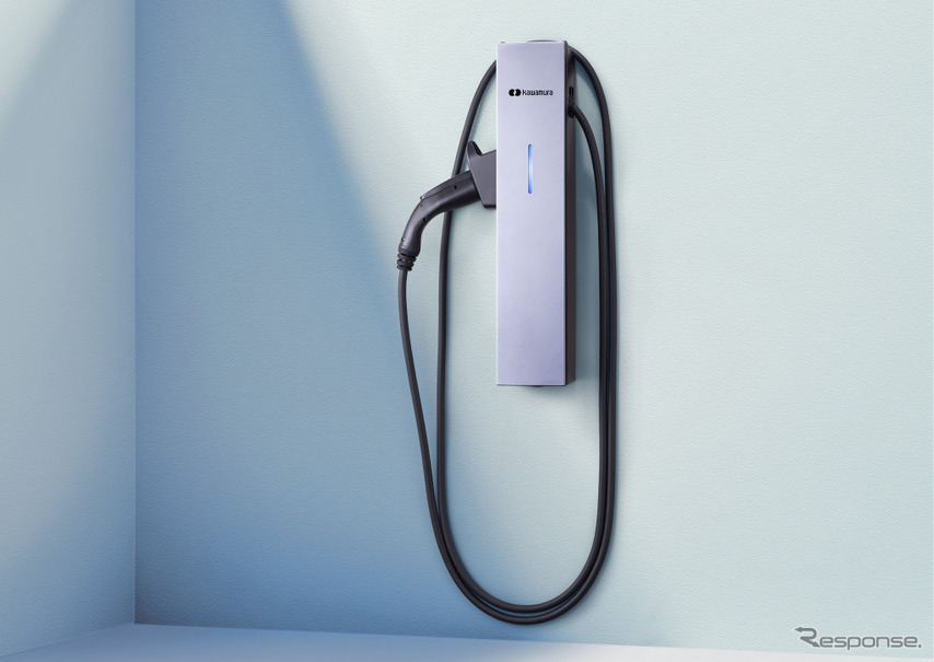 河村電器産業のEV充電器「EVコンポ Mode3」