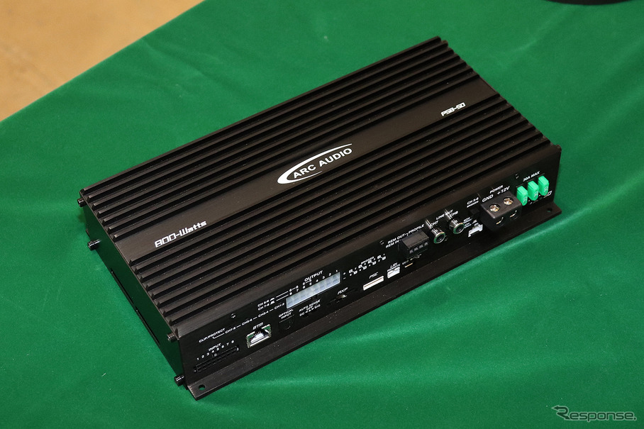 「パワーアンプ内蔵DSP」の一例（アークオーディオ・PS8-50）。