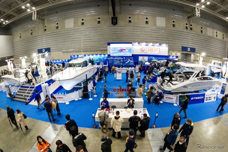 ジャパンインターナショナルボートショー2023の会場風景