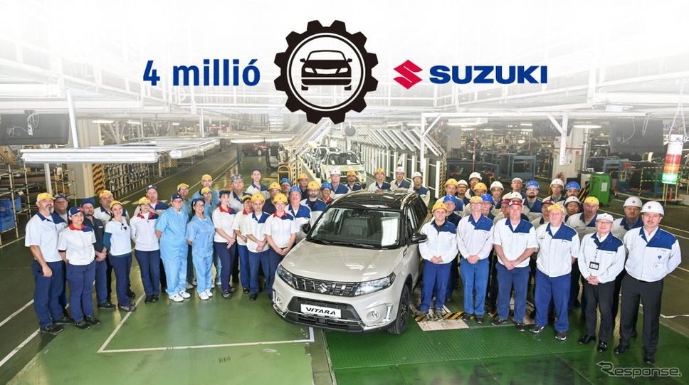 マジャールスズキが生産台数400万台を達成