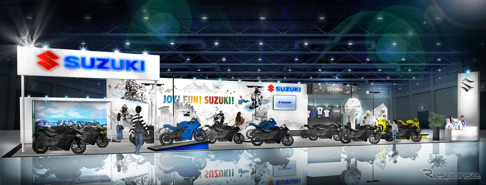 2024モーターサイクルショー スズキ ブースイメージ