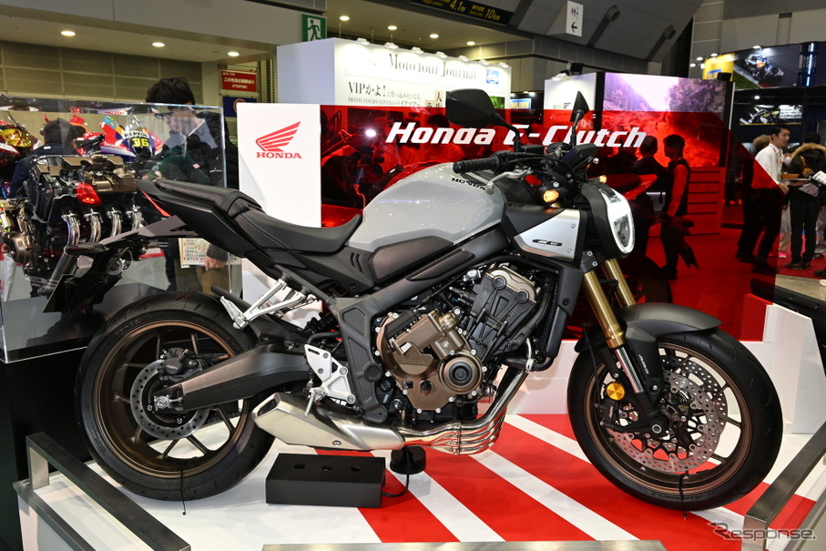 「Eクラッチ」を搭載するホンダ CB650R（東京モーターサイクルショー2024）