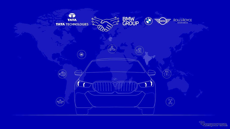 BMWグループとタタテクノロジーズが自動車ソフトウェアとビジネスITソリューションの開発を目的とした合弁会社の設立で合意