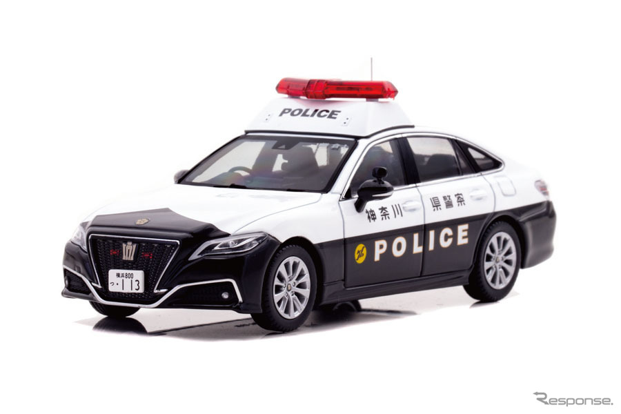 トヨタ クラウン (ARS220) 2021 神奈川県警察所轄署地域警ら車両（1/43スケール）