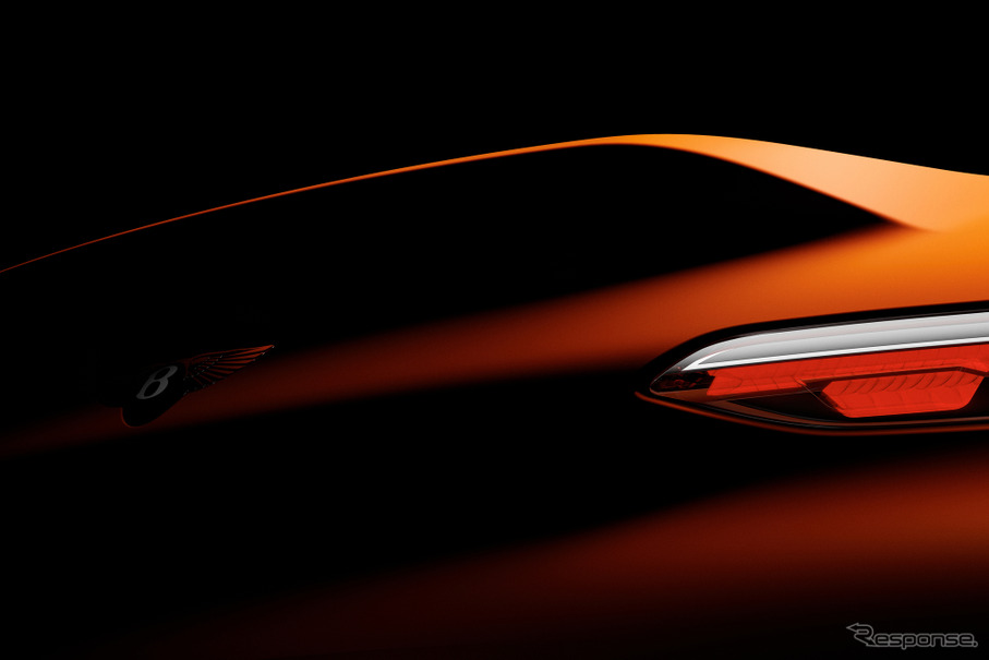 ベントレーの新型車のティザー写真