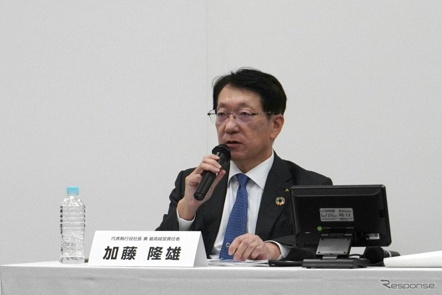三菱自動車の加藤隆雄社長