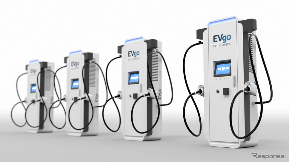 「Empact」ビジョンに基づいた米トヨタの急速充電器のイメージ