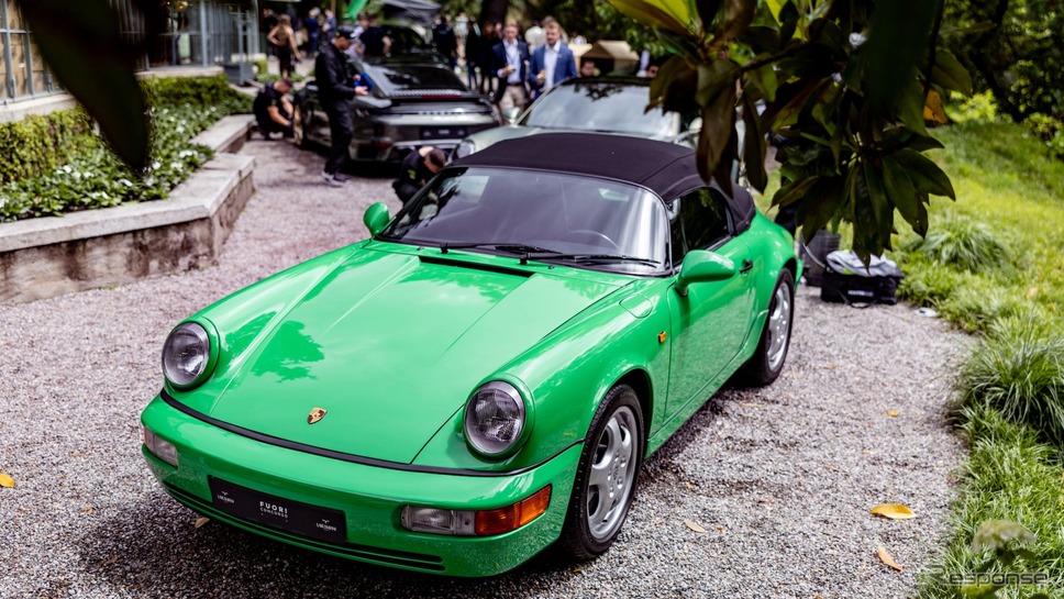 ポルシェがイタリアのコモ湖西岸で開催された「Fuori Concorso」に出展