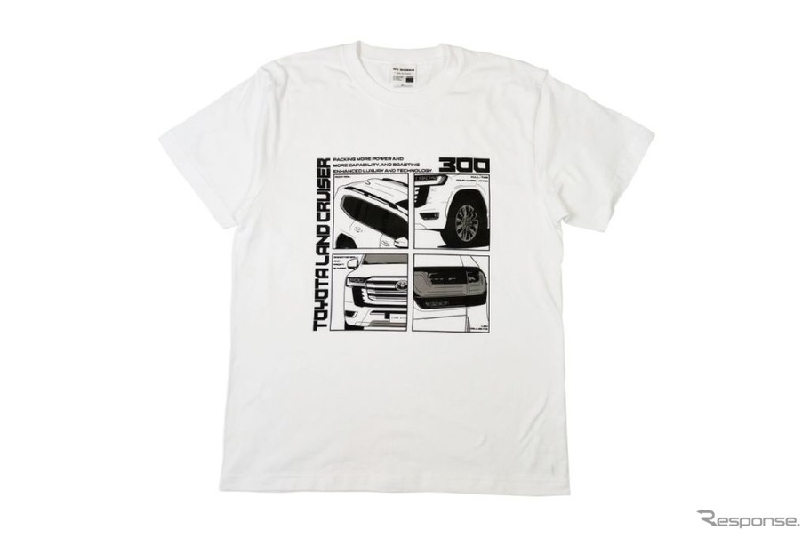 トヨタ・ランドクルーザー300 デザインTシャツ