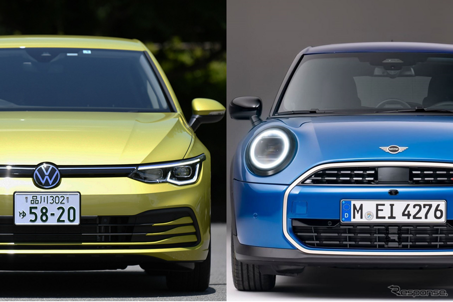 【新型 クーパー 5ドア vs ゴルフ 】スペック比較…５ドア・コンパクトとしての立ち位置は