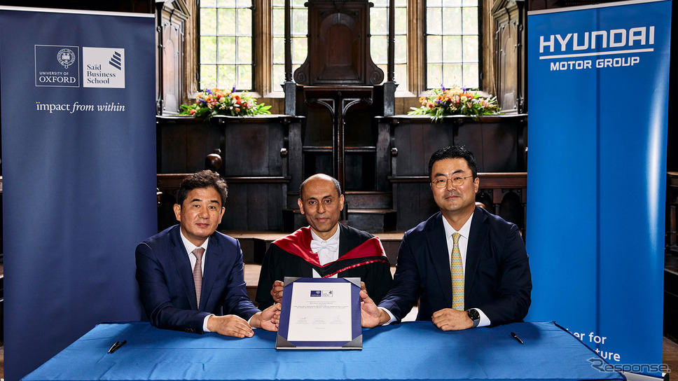 ヒョンデと英オックスフォード大学が提携