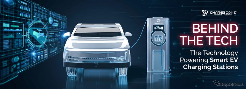インドChargeZoneの急速充電ステーションのイメージ