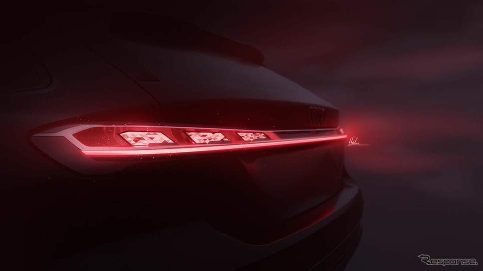 アウディ A5 新型のティザー