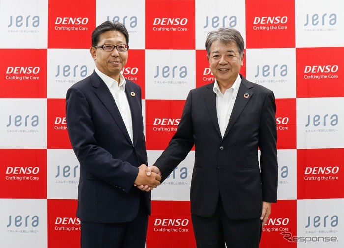 8月1日に実施した共同開発契約の署名式の様子