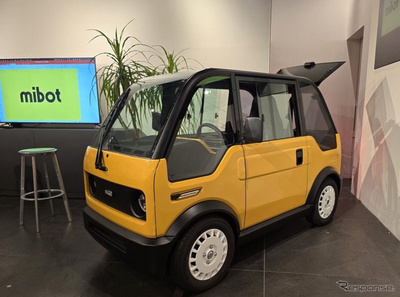 2025年12月からの納車が決まり、2024年8月から予約が始まったKGモーターズの『mibot』（ミボット）