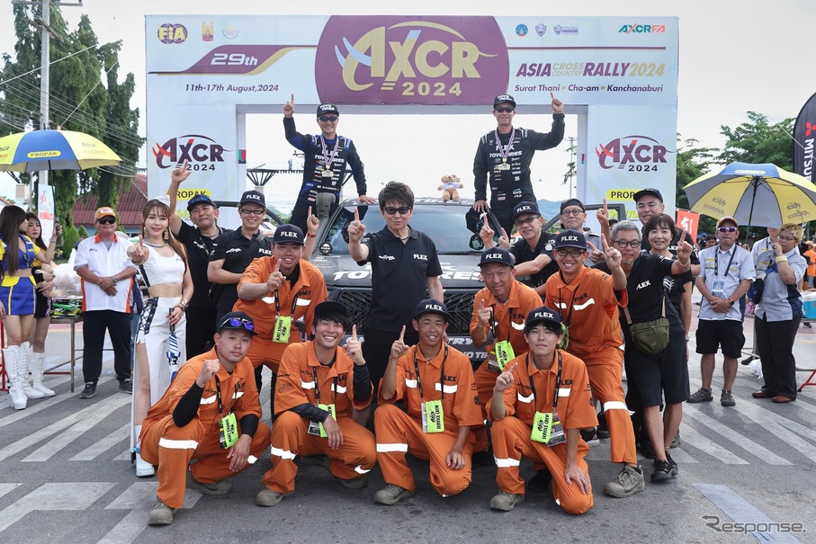 「アジアクロスカントリーラリー2024」トーヨータイヤ『OPEN COUNTRY』装着の哀川翔チームがクラス優勝