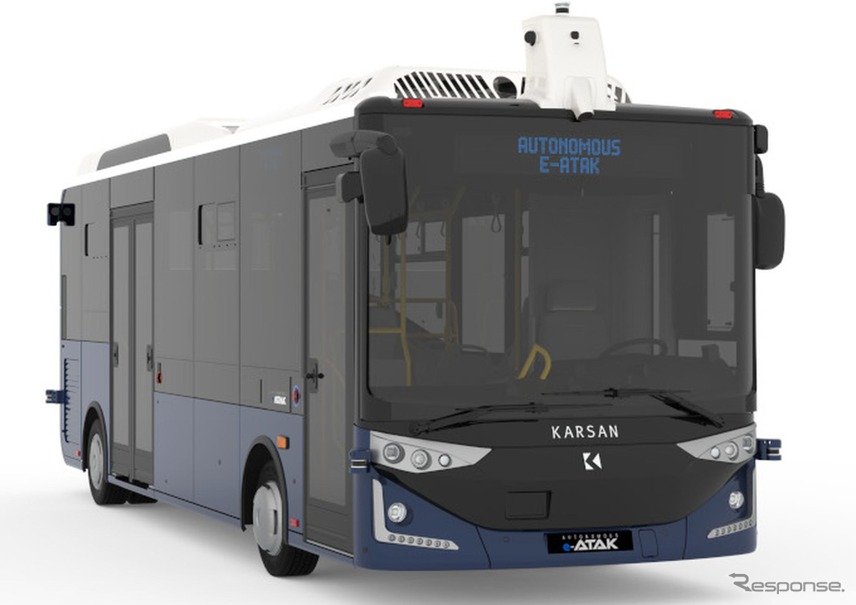 カルサンの自動運転バス「e-ATAK」