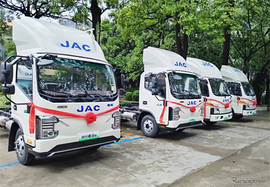 中国JAC傘下の「江淮1卡」の新型電動トラック『帥鈴ES6天和版』