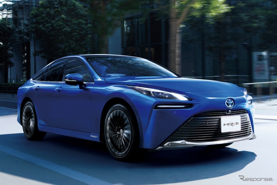 トヨタが現在ラインナップするFCEVのミライ