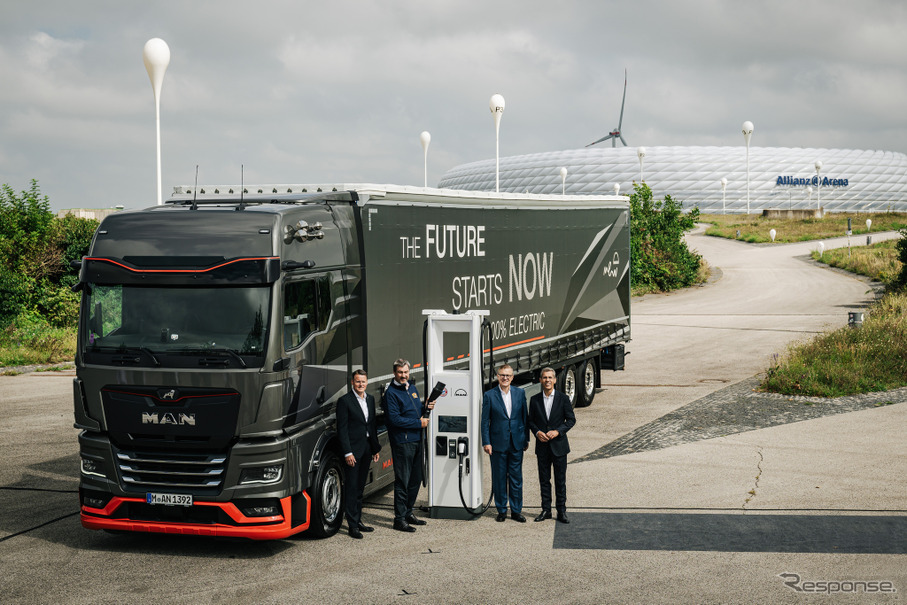 「FCバイエルン・ミュンヘン」のホームスタジアムにVWグループ傘下のMANが巨大充電パーク建設へ